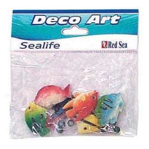  DECO ART SEALIFE FLOATING FISH 6PK