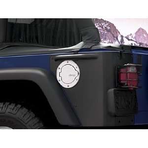    Jeep Wrangler 97 06 Chrome Finish Fuel Door/Cap OEM Automotive