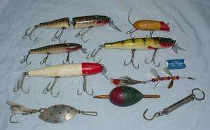 Nice Group Of Old Fishing Lures & Tackle  