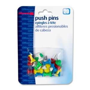 Officemate International 92600 Push Pins, Plastic 