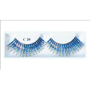    920 C20 Fancy Eyelashes (Blue/Gold)