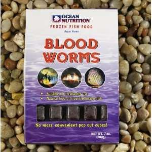  Frozen Blood Worms 7 oz (70 ct half inch frozen cubes 