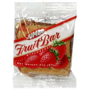 Betty Lous Jumbo Fruit Bar, Strawberry, 2 Ounce Bars (Pack of 18 