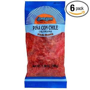 Snak Club Piña Con Chile, 7 ounce bags, (Pack of 6)  