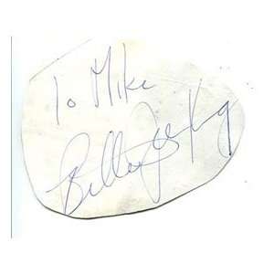  Billy Jean King Autographed Cut