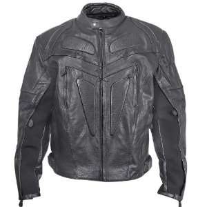  Xelement XS 623 Armored Mens Leather Motorcycle Jacket 