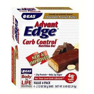 EAS AdvantEdge Carb Control Nutrition Bar, Chocolate Peanut Butter 