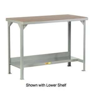 Little Giant® Welded Workbench W/Open Base, Hardboard Over Steel, 30 
