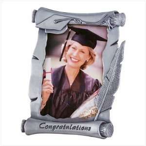 Graduation 4 X 6 Pewter Finish Photo Picture Frame 