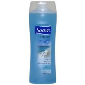  Suave Naturals Body Wash, Ocean Breeze, 12 oz (Pack of 6 