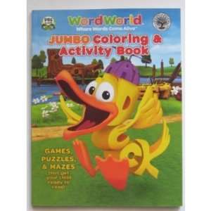  WordWorld Duck Jumbo Coloring & Activity Book 