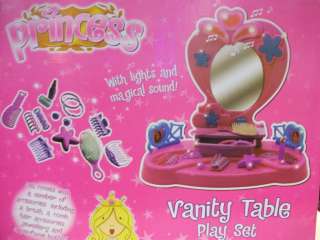 PRINCESS VANITY TABLE PLAY SET   IDEAL STOCKING FILLER  