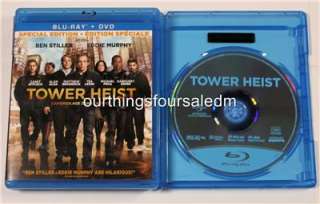 TOWER HEIST BLU RAY DISC (Blu Ray + Case + Cover Art, 2012) Only. See 