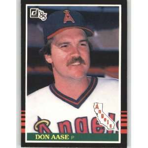  1985 Donruss #255 Don Aase   California Angels (Baseball 
