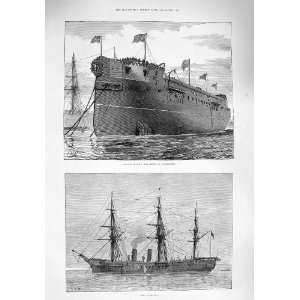   Ship Bucchante Portsmouth H.M.S. Boadicea 