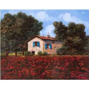  Papaver Nuovi by Guido Borelli. Size 50 inches width by 