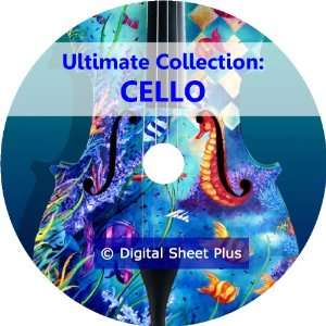  Cello Sheet Music Ultimate Collection 2 Dvds Musical 