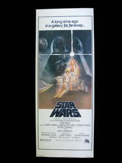 Star Wars   ORIG MOVIE POSTER U.S. INSERT 14X36 1977  