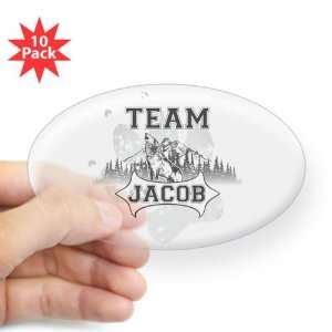   Clear (Oval) (10 Pack) Twilight Wolf Team Jacob 