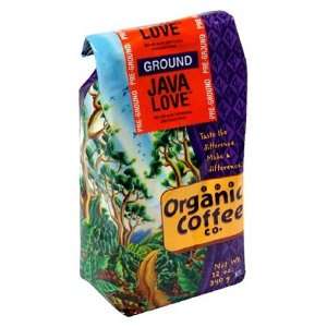 Organic Coffee Co. Coffee Grnd Java Love Org 12 OZ (Pack of 6)  