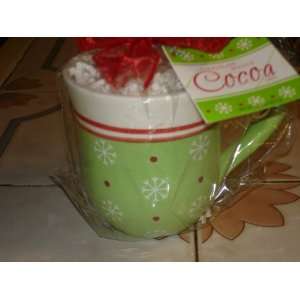  Christmas Snowflakes Mug with Cocoa Mix
