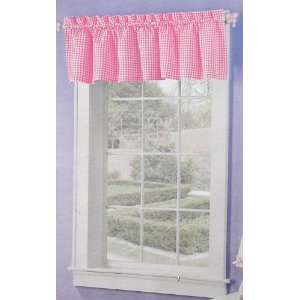  Pink & White Gingham Betsy Valance   60 W x 15 L   The 