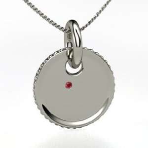Braille Initial A Pendant, Sterling Silver Initial Necklace with 