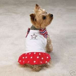  Casual Canine ADORABLE Patriotic Dog Pup Dress XLARGE 
