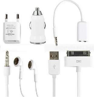 IN 1 Charger and Earphone Accessories Kit for Iphone 3G/3GS/4G/4S 