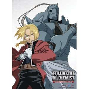  Fullmetal Alchemist Brotherhood Ed and Al Anime Wall 