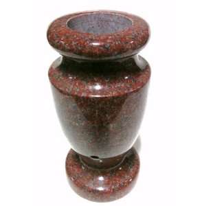  Granite Monument/Headstone/Gravestone Vase   Indian Red, 5 
