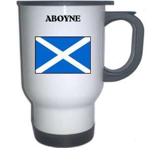  Scotland   ABOYNE White Stainless Steel Mug Everything 