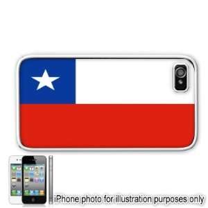   Chile Chilean Flag Apple Iphone 4 4s Case Cover White 