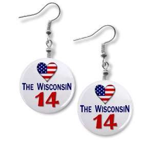  SUPPORT the WISCONSIN 14 Politics 1 Fish Hook Dangle 
