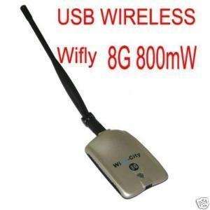  1pcs/lot 800mw usb wifi wireless adapter antenna realtek 