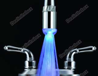 New Shower LED Light Faucet Bathroom LED Light Water Glow Temperature 