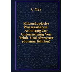   Von Trink  Und Abwasser (German Edition) (9785877139077) C Mez Books