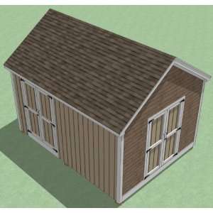  12x16 Shed Plans   How To Build Guide   Step By Step 