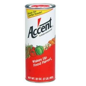  Accent Flavor Enhancer Shaker, 2 lb. Units (Pack of 2 
