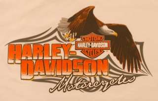Harley Davidson Youth White T Shirt Eagle Logo NWT  