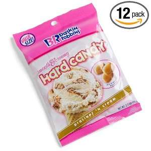 Baskin Robbins Hard Candy, Pralines n Cream, 3.5 Ounce Bags (Pack of 
