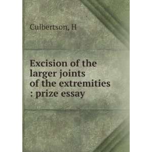   of the larger joints of the extremities. Howard Culbertson Books
