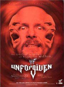 WWE UNFORGIVEN 2001 BRAND NEW SEALED WWE DVD  