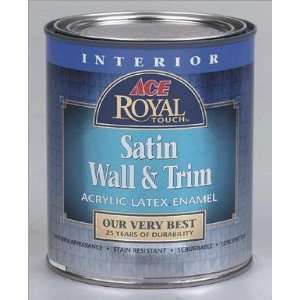  ACE ROYAL TOUCH INTERIOR SATIN LATEX WALL & TRIM PAINT 