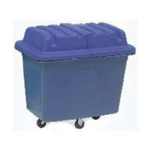 Rubbermaid Polyethylene Box Cart, Blue, 400 lbs Load Capacity, 33 