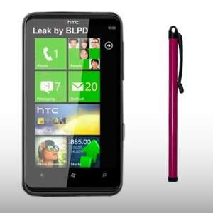  HTC WINDOWS 7 HOT PINK CAPACITIVE TOUCH SCREEN STYLUS PEN 