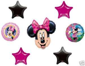 Disney Minnie Mouse Happy Birthday Party Balloons  
