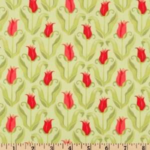  44 Wide Moda Verna Tuileries Budding Green Fabric By The 