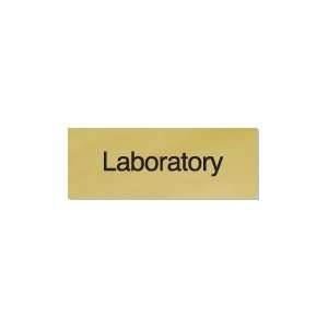  LABORATORY Color Combination White Letters on Brown   3 