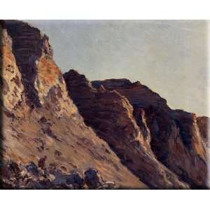  Cliff at VillerssurMer 16x13 Streched Canvas Art by 